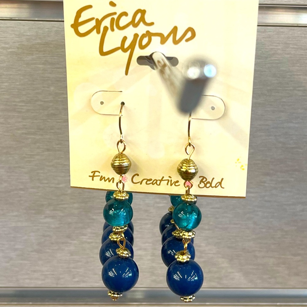 New gold earrings